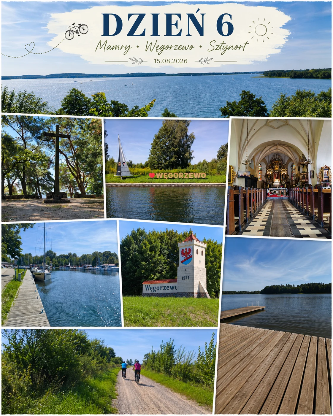Dzień 6 – Mamry, Węgorzewo i Sztynort